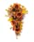 Glitzhome® 27" Fall Sunflower, Maple Leaf & Berry Swag